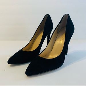 IVANKA TRUMP Kayden Black Suede Pumps Size 6.5M